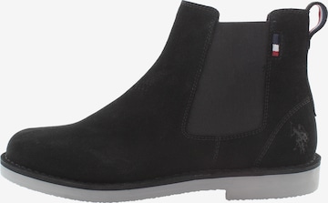 U.S. POLO ASSN. Boots in Schwarz: Vorderseite