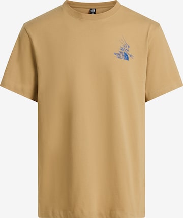 žalia THE NORTH FACE Marškinėliai 'Mountain Celebration': priekis