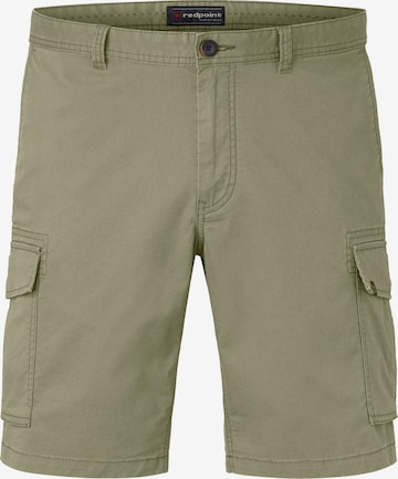REDPOINT Regular Cargoshorts in Grün: Vorderseite