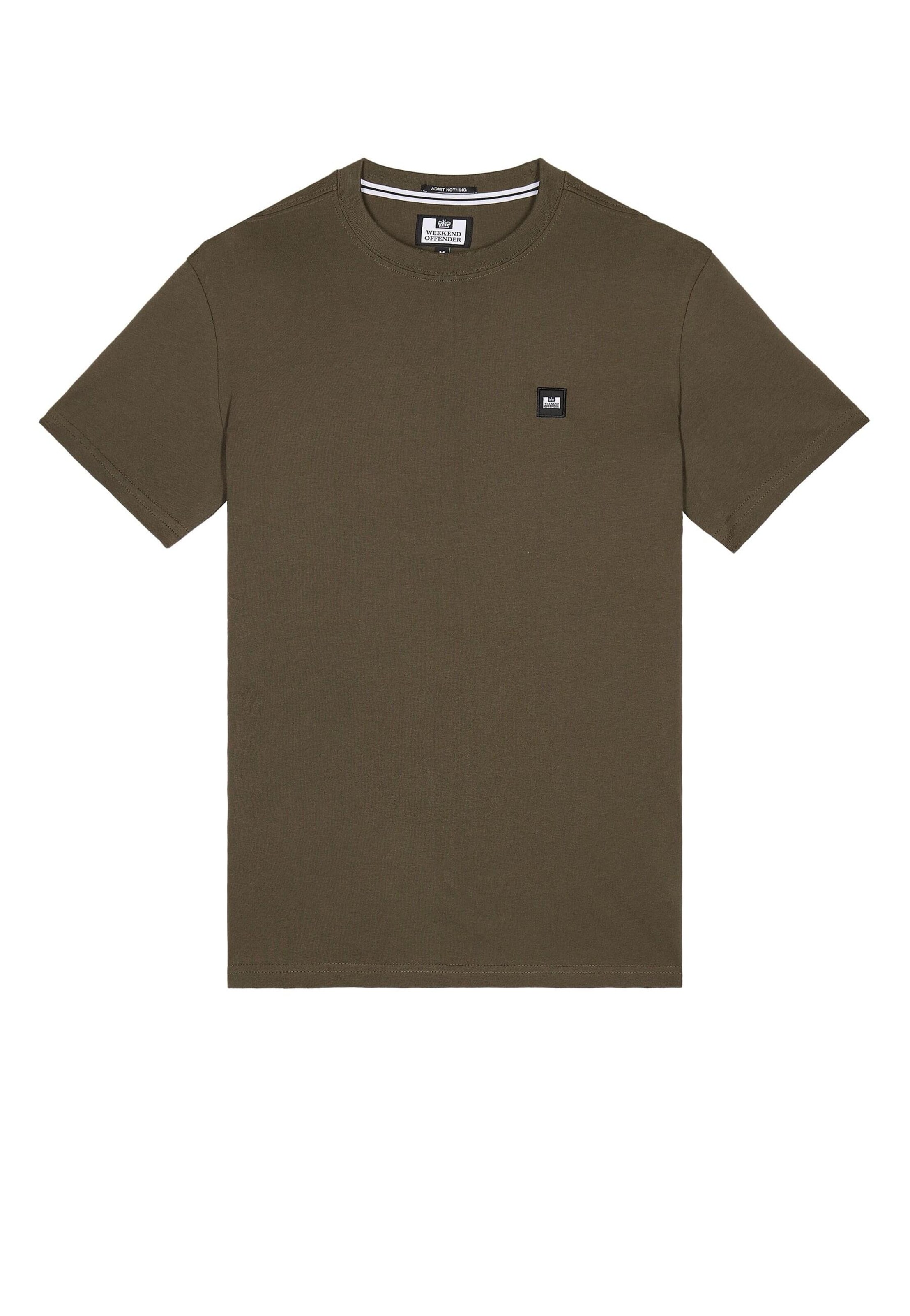 Weekend Offender T-Shirt 'Cannon Beach Badge' in Grün: Vorderseite