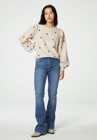 Sweat-shirt Fabienne Chapot en beige