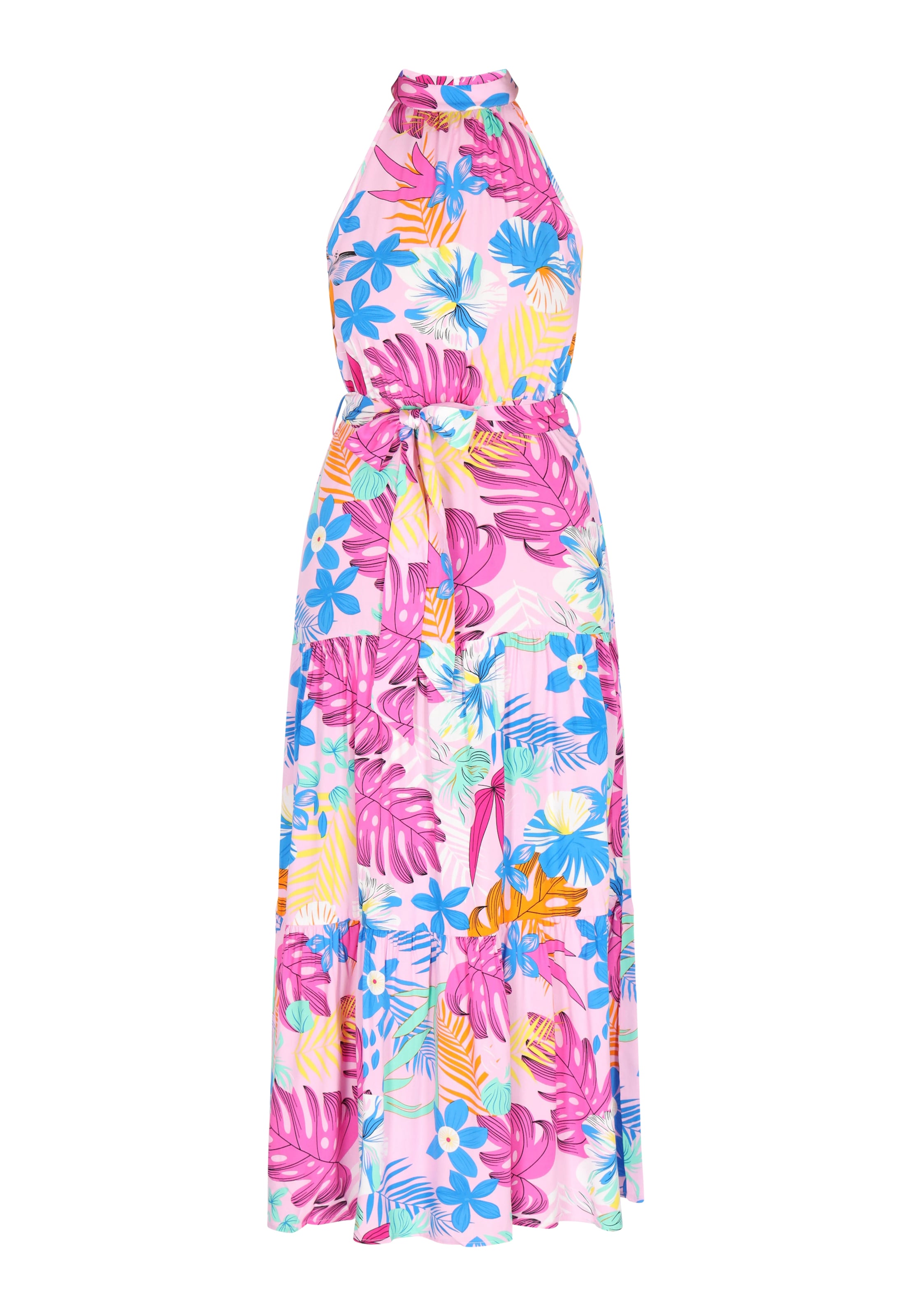 IZIA Letní šaty – pink: přední strana