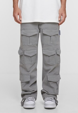 MJ Gonzales - Loosefit Pantalón cargo en gris: frente
