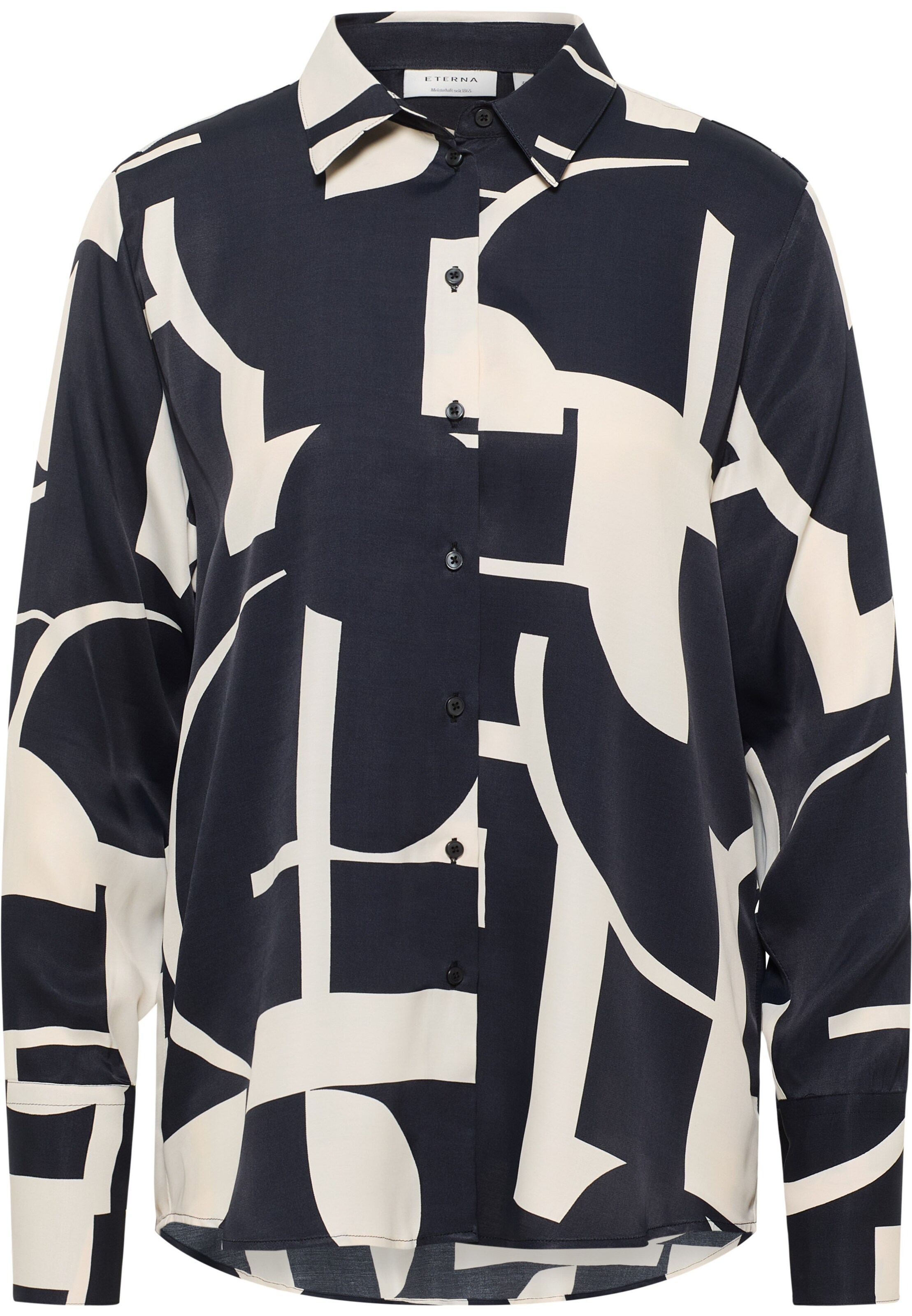 ETERNA Bluse in Schwarz: Vorderseite