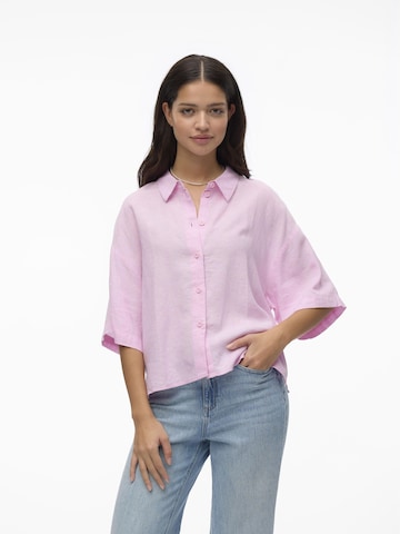 VERO MODA Blouse 'VMLinn' in Pink: front