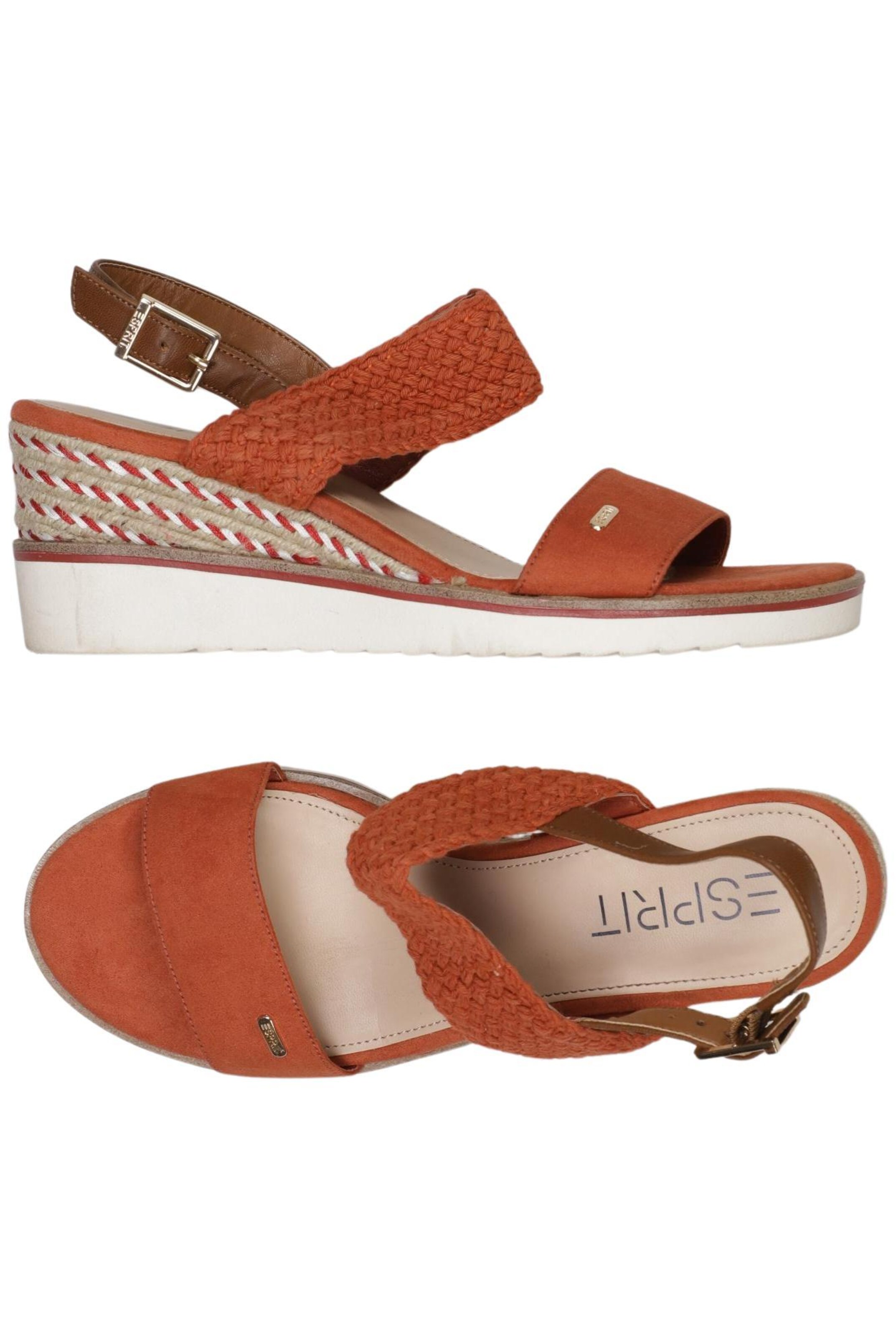 ESPRIT Sandals & High-Heeled Sandals in 39 in Orange: front