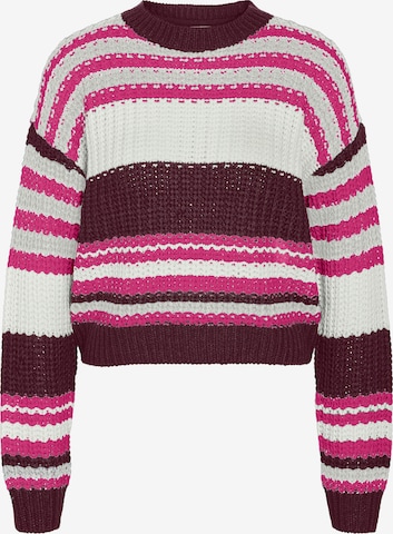 Noisy may Trui 'NMCHARLIE' in Lila: voorkant