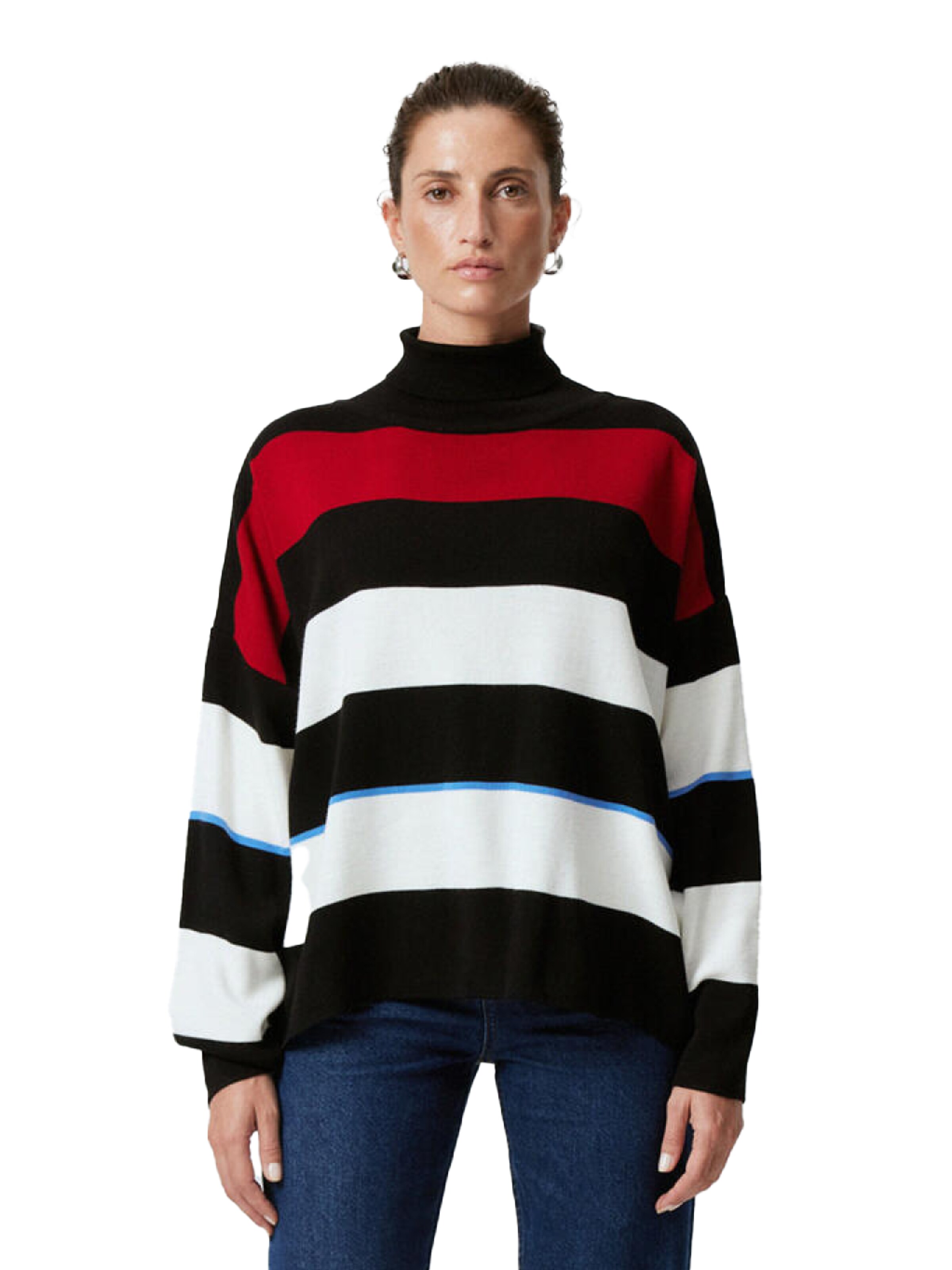 Touche Prive Pullover in Schwarz: Vorderseite