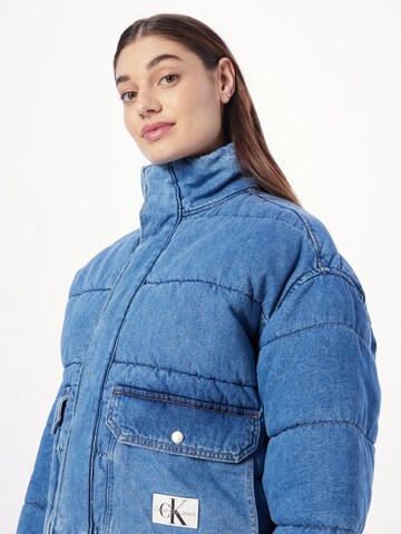 Calvin Klein Jeans Between-Season Jacket 'Light Denim' in Blue