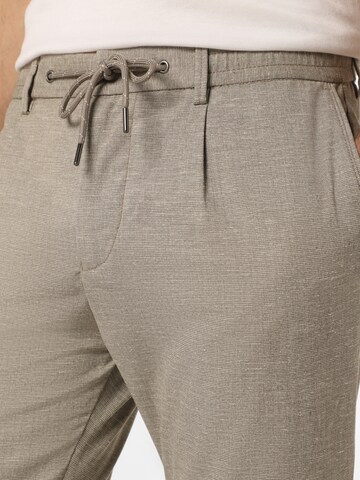 Finshley & Harding Loose fit Pleat-Front Pants ' Riley ' in Grey