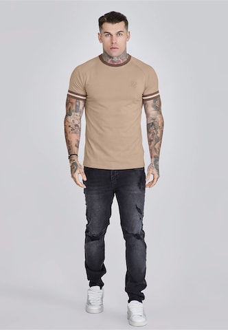 SikSilk - Camiseta 'Tournament' en beige