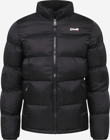 Schott NYCPrijelazna jakna 'IDAHO' - crna boja: prednji dio