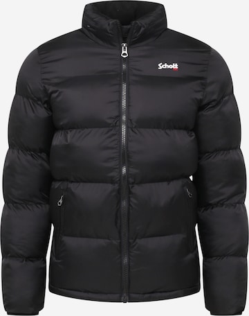 Schott NYC Between-season jacket 'IDAHO' in Black: front