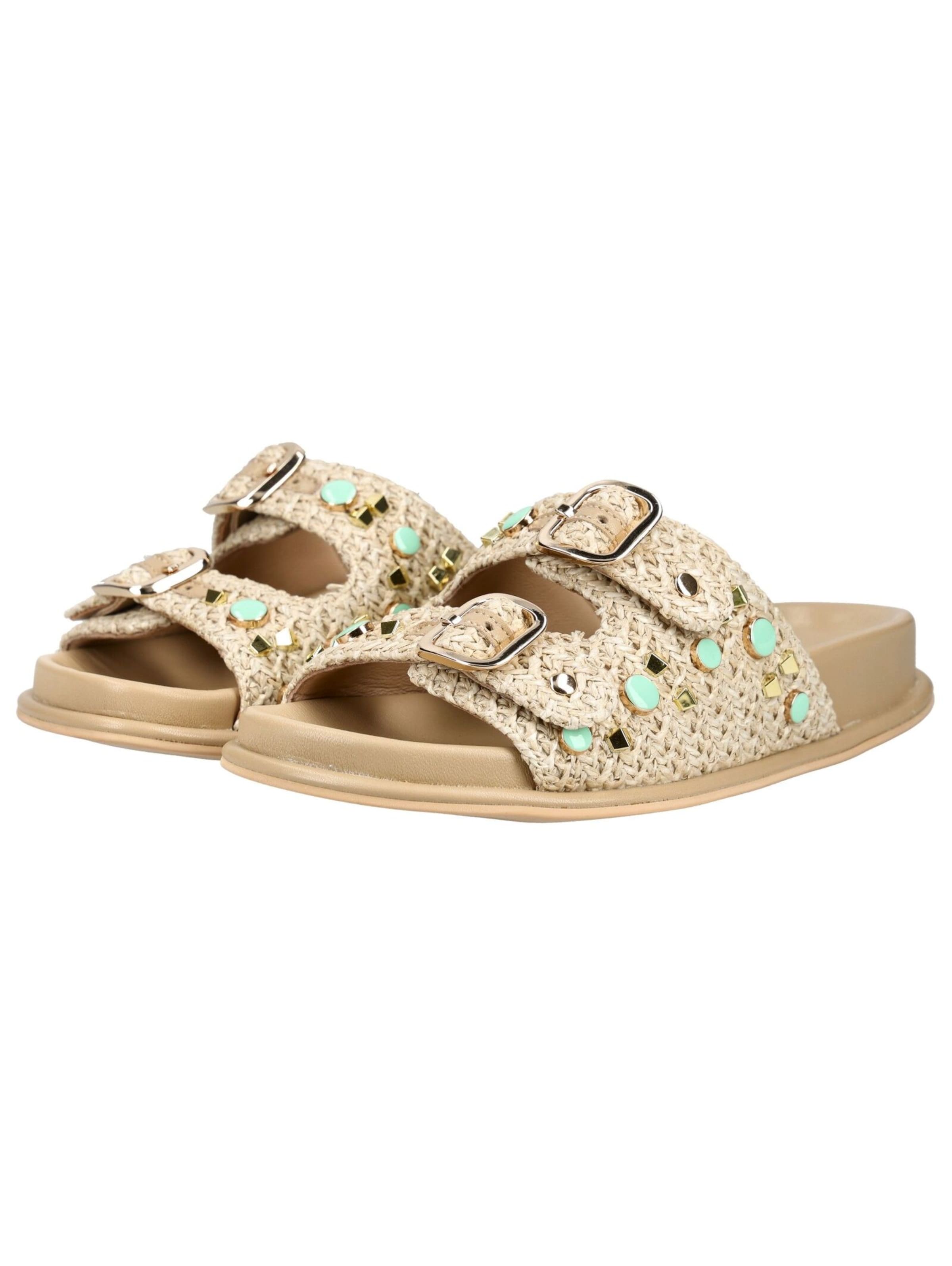 Alma En Pena Mule in Beige