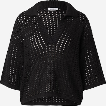 EDITED Sweter 'Sarai' w kolorze czarny: przód