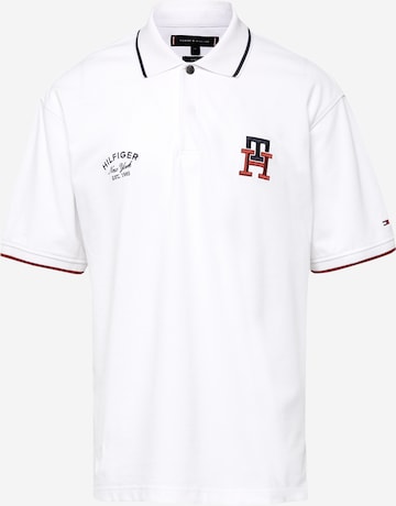 Tricou de la TOMMY HILFIGER pe alb: față