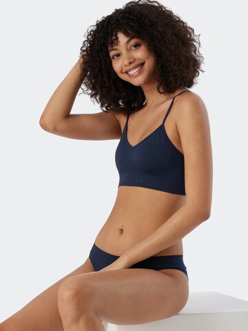 Invisible Soutien-gorge ' Seamless Light ' SCHIESSER en bleu