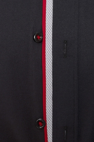 DENIM CULTURE Regular fit Button Up Shirt 'MARCUS' in Black