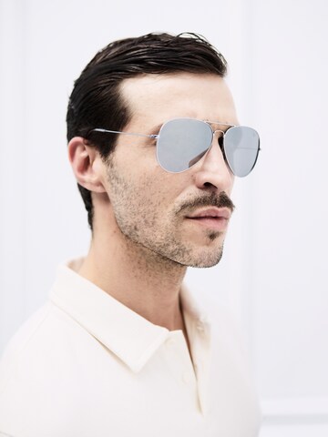 TOP GUN Glasses 'TG25004' in Silver: front