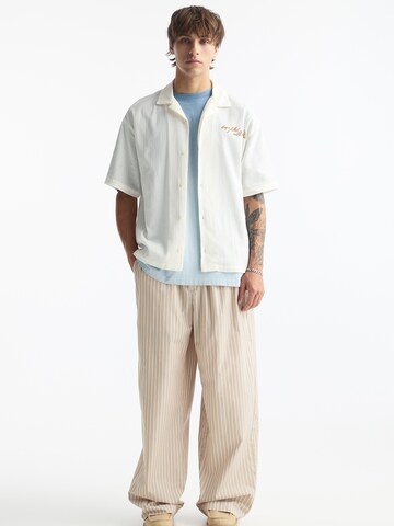 Pull&Bear Wide Leg Bukser i brun