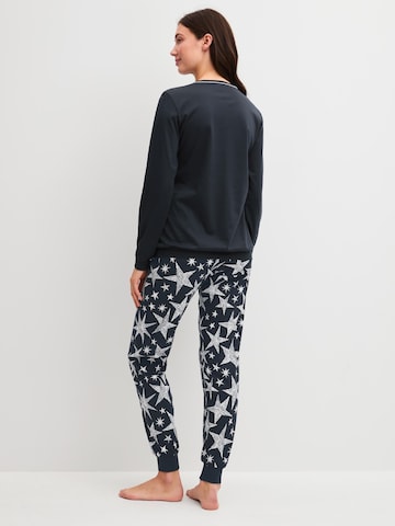 CALIDA Pyjama 'Winter Dreams'‌‌ in Schwarz