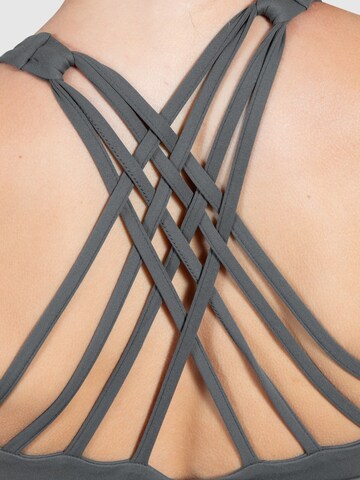 Smilodox Bralette Sports bra 'Advance Pro' in Grey