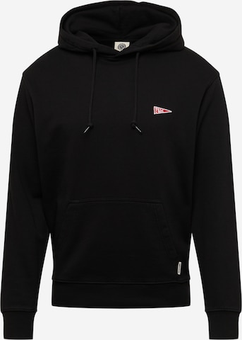 FRANKLIN & MARSHALL Sweatshirt in Zwart: voorkant