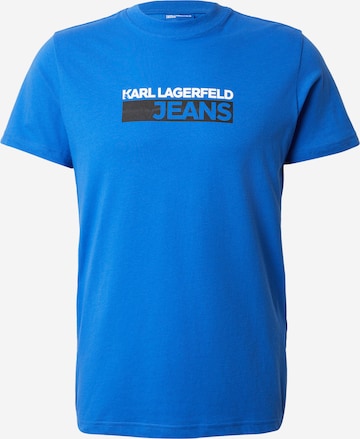 Maglietta di KARL LAGERFELD JEANS in blu: frontale