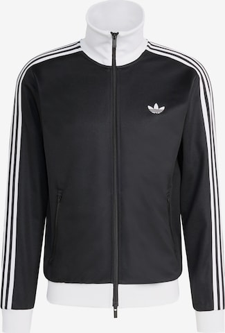 Veste de survêtement 'Classic' ADIDAS ORIGINALS en noir : devant