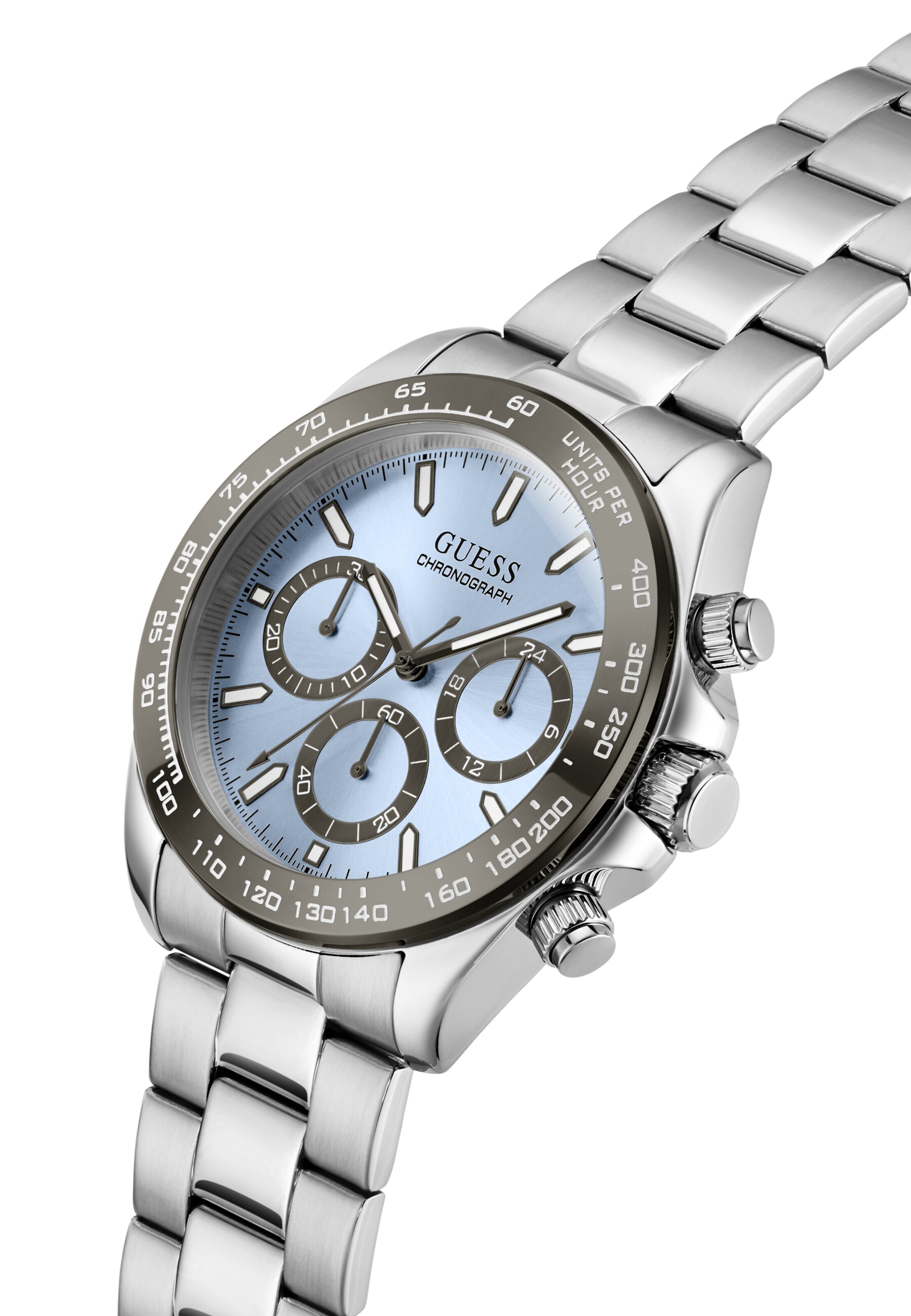 GUESS Analog watch 'ARTHUR' in Silver