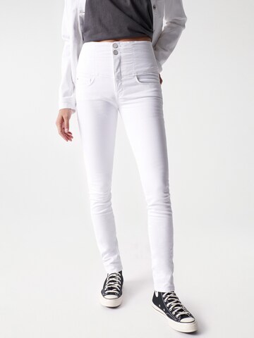 Salsa Jeans Skinny Jeans 'Diva' in White: front