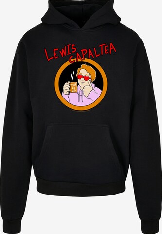 Merchcode Sweatshirt 'Lewis Capaldi - CapalTea' in Schwarz: predná strana