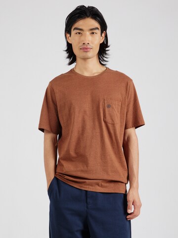 Jack's Shirt in Bruin: voorkant