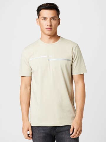 BOSS Green T-Shirt in Beige: predná strana