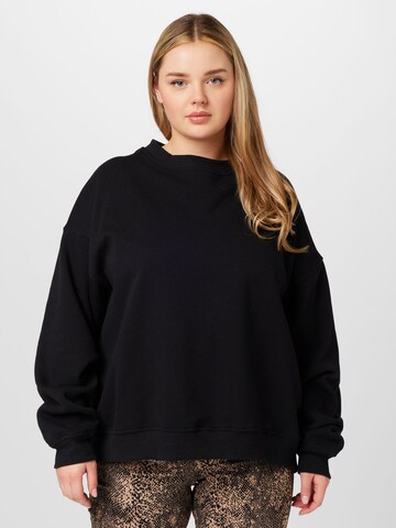 Sweat-shirt Cotton On Curve en noir : devant