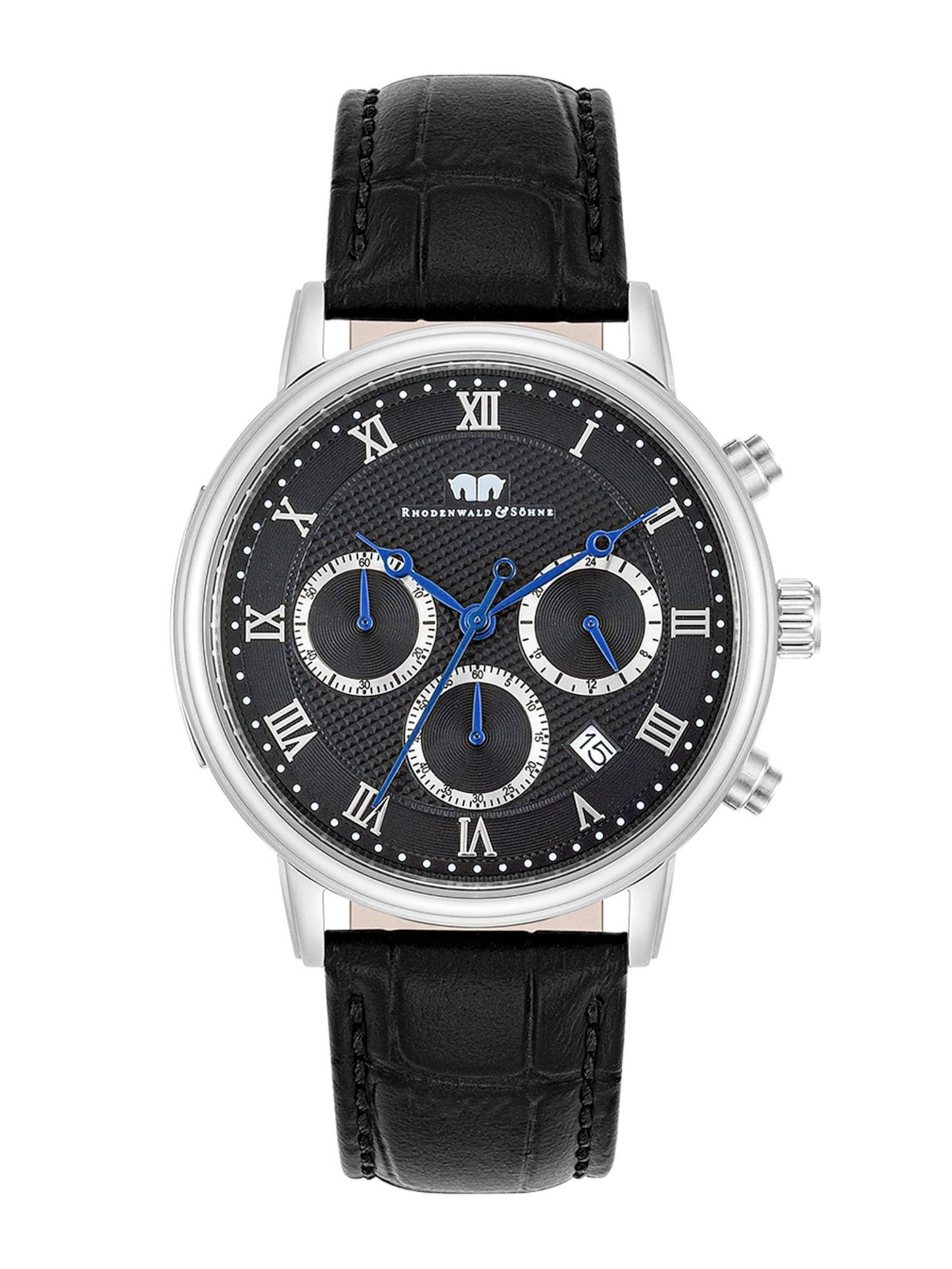 Montre à affichage analogique Rhodenwald & Söhne en argent : devant