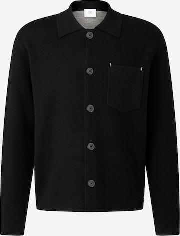 BOGNER Knit cardigan 'Olaf' in Black: front