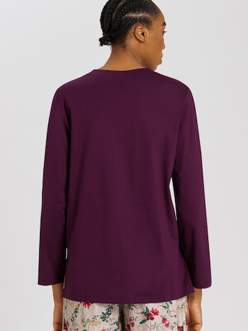 T-shirt 'Natural' Hanro en violet