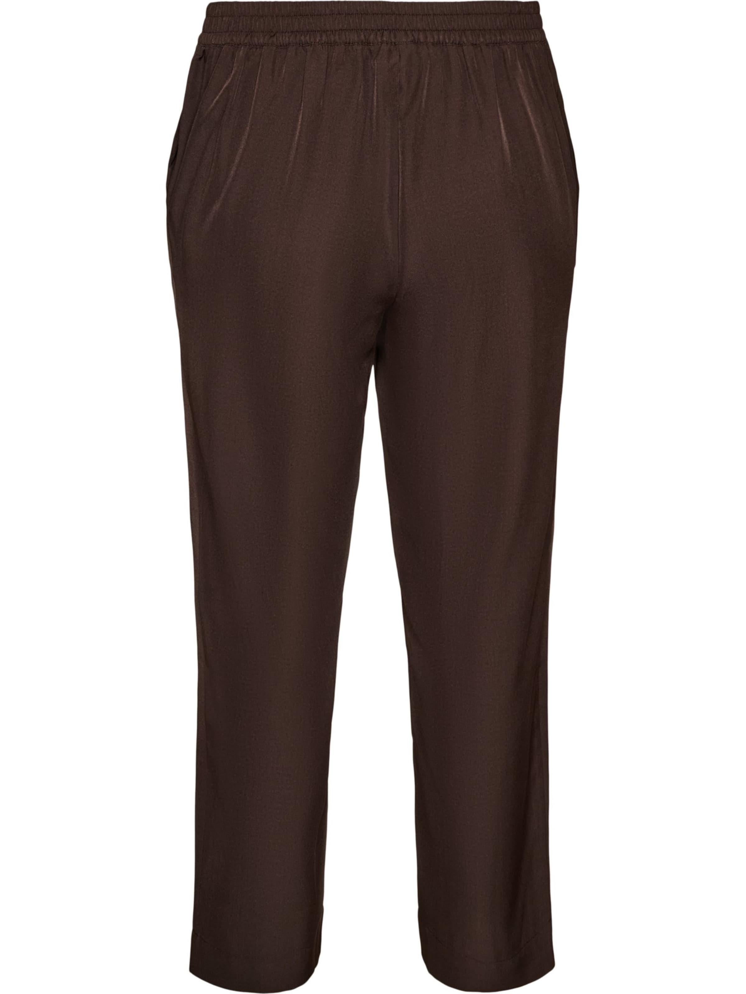 Zizzi - regular Pantalón 'FLILLOW' en marrón