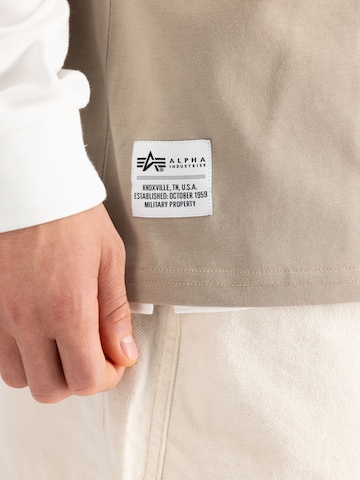 bēšs ALPHA INDUSTRIES T-Krekls 'Japan Warrior'