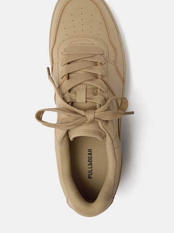 Pull&Bear Platform trainers in Brown