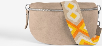 lePelou Gürteltasche 'ONDA medium' in Beige: Vorderseite