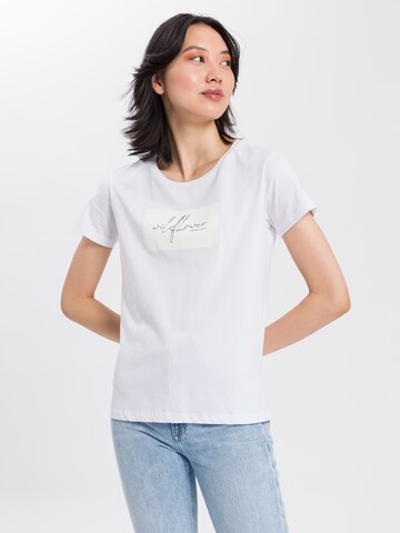 Cross Jeans Shirt '55804' in Weiß: predná strana