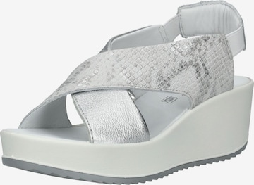 Sandalo di IGI&CO in argento: frontale