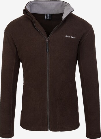 Rock Creek Fleece Jacket in Brown: front