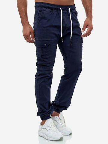 Tazzio Regular Cargohose '16610' in Blau