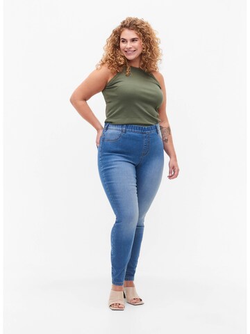 Zizzi Skinny Jeans i blå