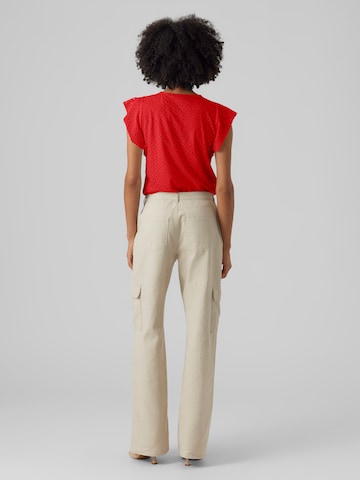 VERO MODA - Blusa 'VMTASSA' en rojo