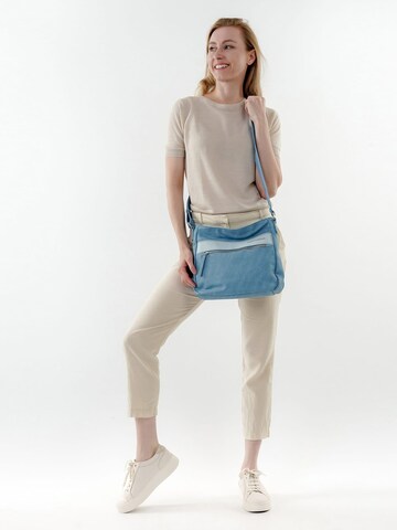 Emily & Noah Shoulder Bag ' E&N Bonnie ' in Blue: front