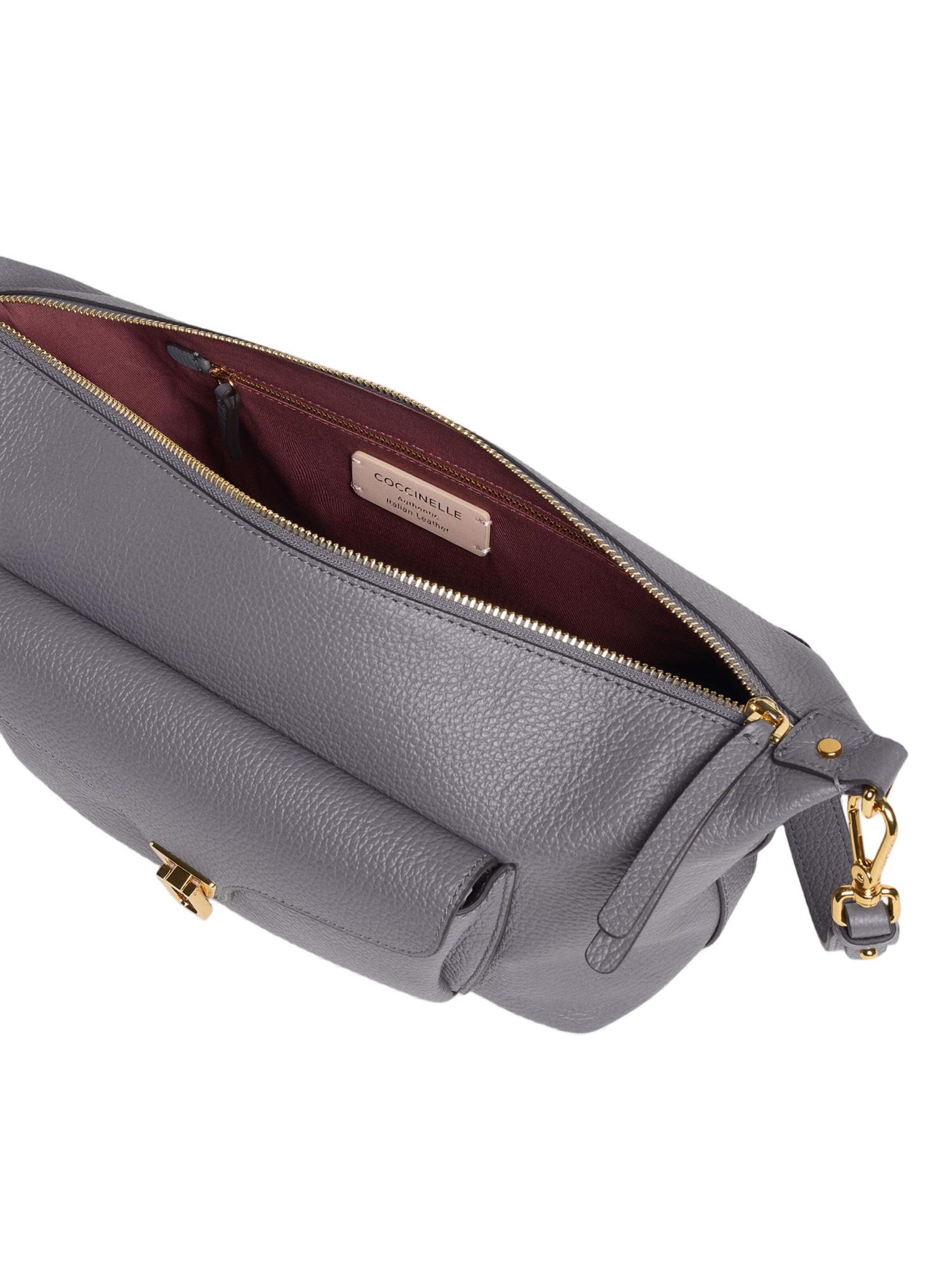 Coccinelle - Bolso de hombro 'Beat Generation FW26 2' en gris